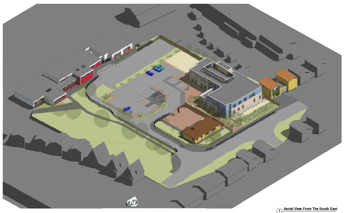 Corringham IMC building plan drawing