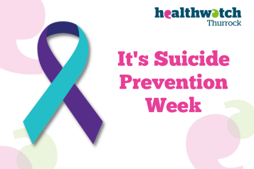 Suicide Prevention Week ribbon and header
