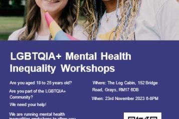 LGBTQIA+ Mental Health Inequalities Workshop