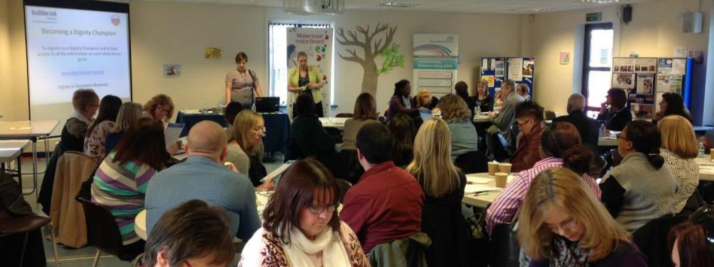 Healthwatch Event crowd