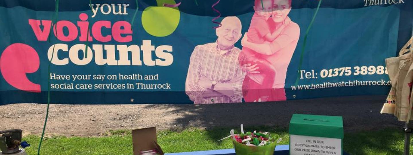 Healthwatch Thurrock Stand