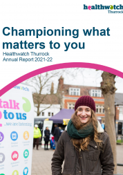 Healthwatch Thurrock annual 2021-22